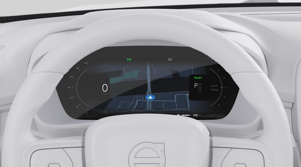 Pantalla del conductor de 12,3 pulgadas